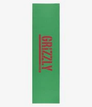 Grizzly Stamped Necessities 9" Griptape (green Red)