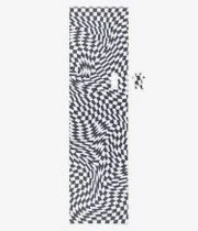 Grizzly Trippy Checkerboard 9" Griptape (black White)
