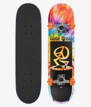 Globe Peace Man Mid 7.6" Komplettboard (spiral Dye Black)